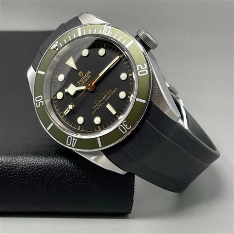 tudor style leather strap|tudor rubber strap 22mm.